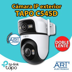 Cámara IP exterior doble lente – TAPO C545D